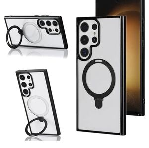 Samsung S23 Ultra Black Bumper Case with Black Ring or Kickstand